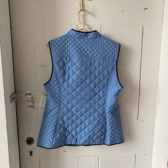 Quilted Vest Charter Club Blue on Blue NWT - Picture 6 of 14